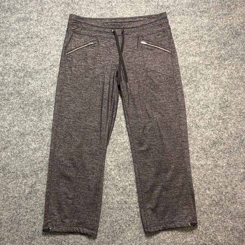 Athleta‎ Metro Quest Capri Yoga Fitness Pant Heathered Black Size Small